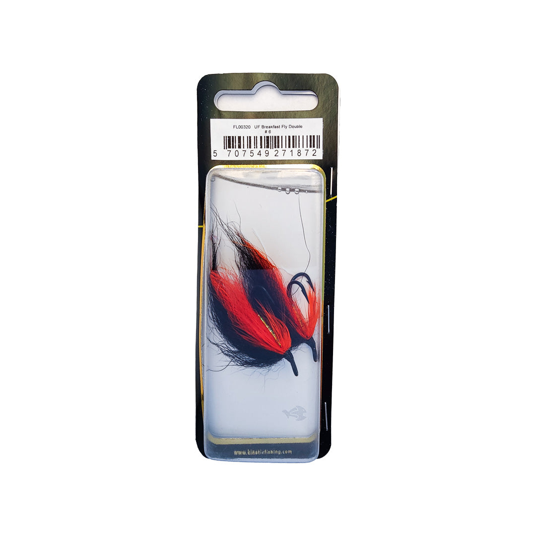 Unique Flies Frühstücksfliege Doppelpack Nr. 6 (2er-Pack)