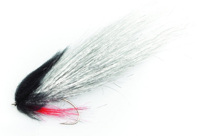 Lametta-Fliege Silber