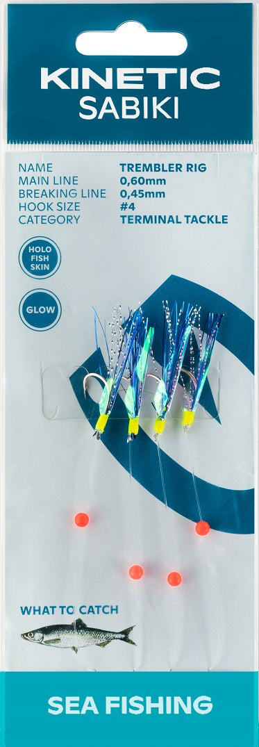 Kinetic Sabiki Trembler Rig #4 Fischhaut