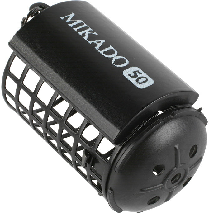 Mikado Classic Rundfutterspender, schwarz, mit Boden