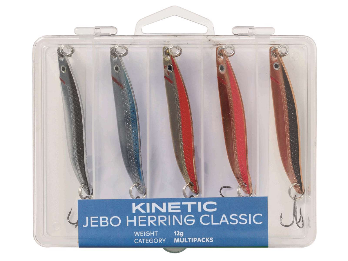 Kinetic Jebo Hering Classic Sortiment mit 5 Stück.