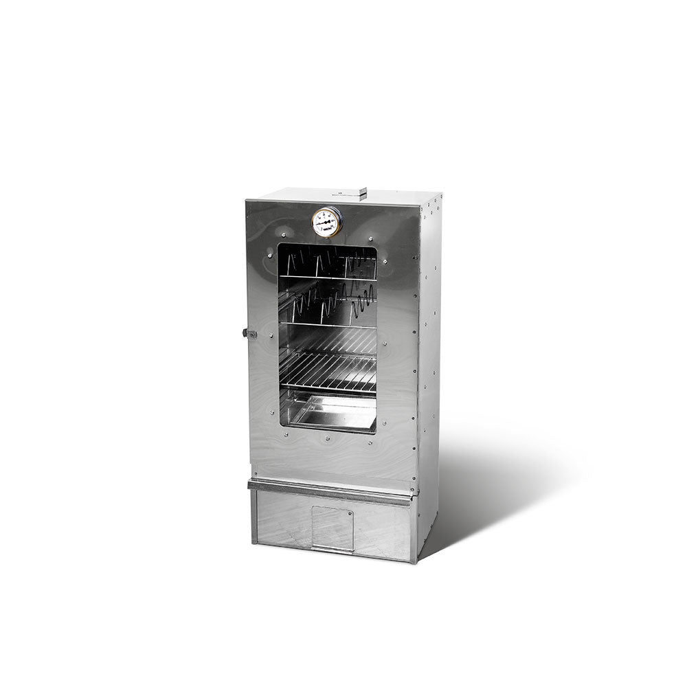 Räucherschrank, 80 cm hoch, mit Sichtfenster