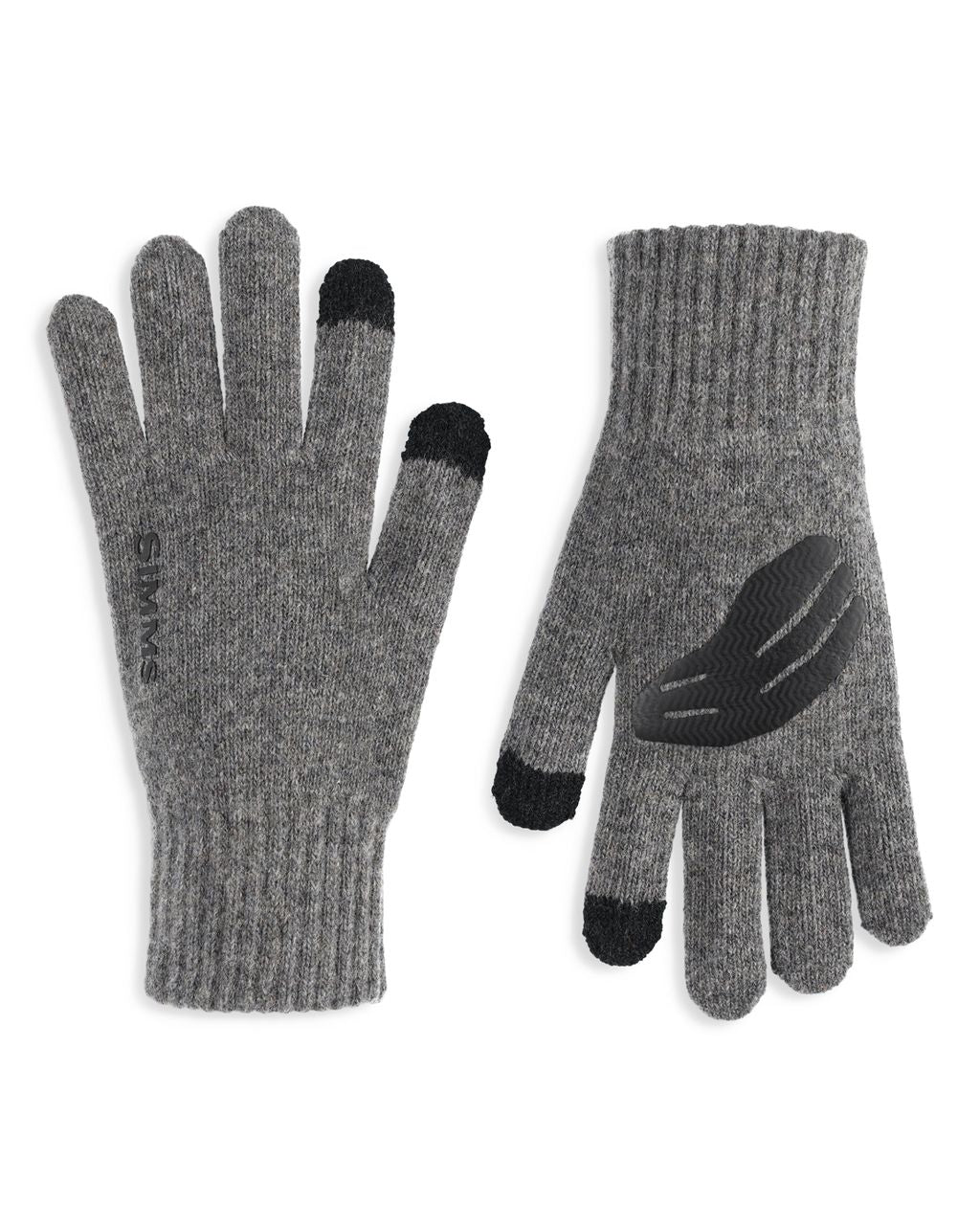 Simms Wollhandschuhe, Stahl, Vollfingerhandschuhe