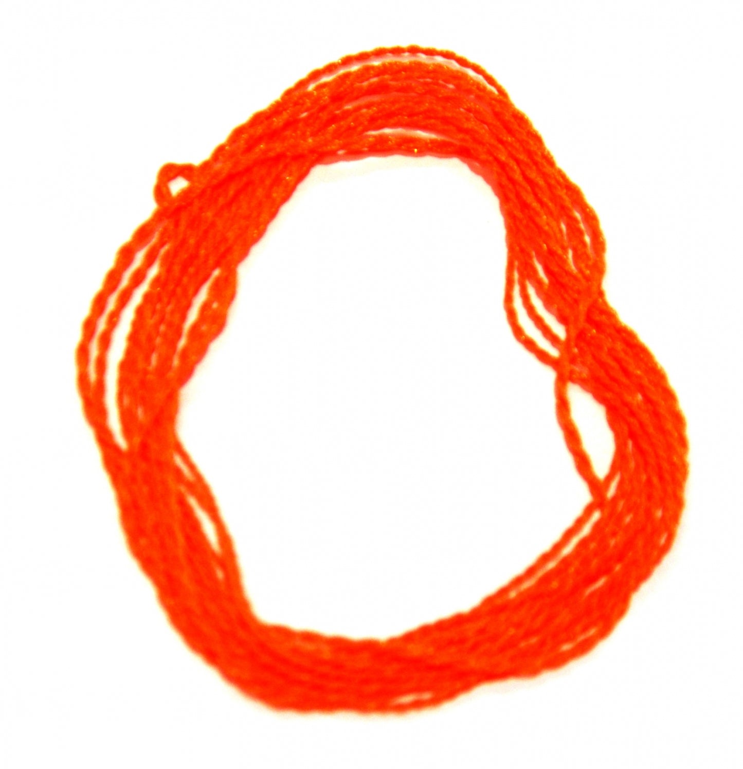 Handgeflochtene Fliegenschnur HiViz 6' Orange