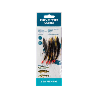 Kinetic Sabiki Rooster Tail Vorderschaft