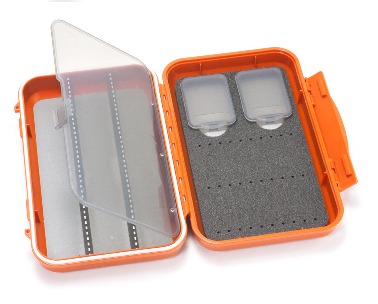 C&F Design Medium 2-reihiges WP-Tube-Fliegenkoffer mit 3 Kompensatoren – Orange