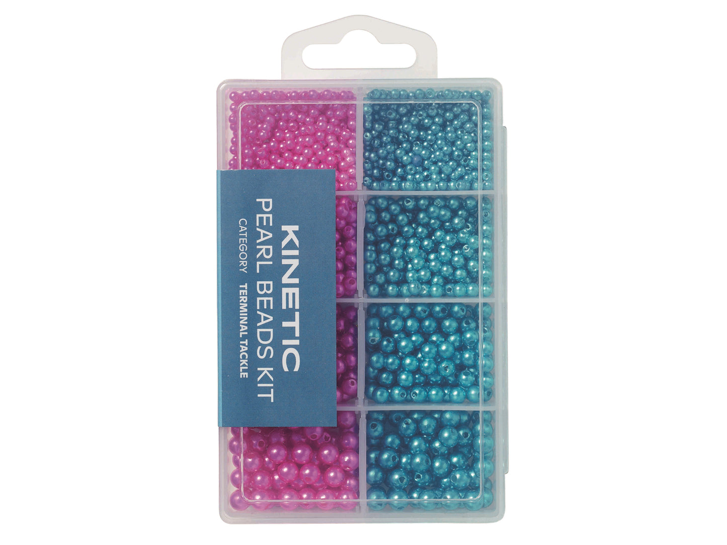 Kinetic Perlen-Set Lila/Hellblau