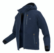 Geoff Anderson Teddy-Hoodiejacke Blau