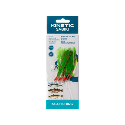 Kinetic Sabiki Rooster Tail Vorderschaft