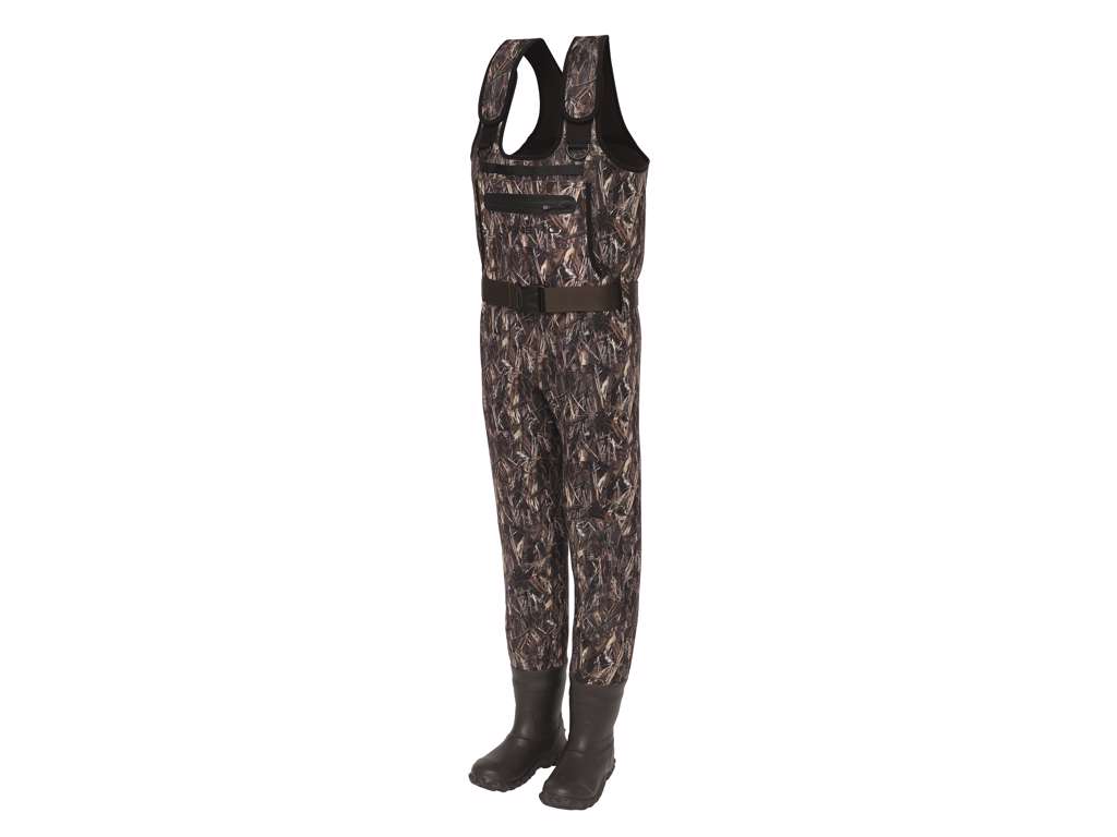 Kinetic NeoRush Stiefelstiefel-Wathose mit Gummisohle in Tarnfarben