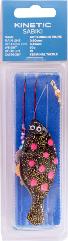 Kinetic Sabiki Jay Flunder Inline Rig 90g+120g