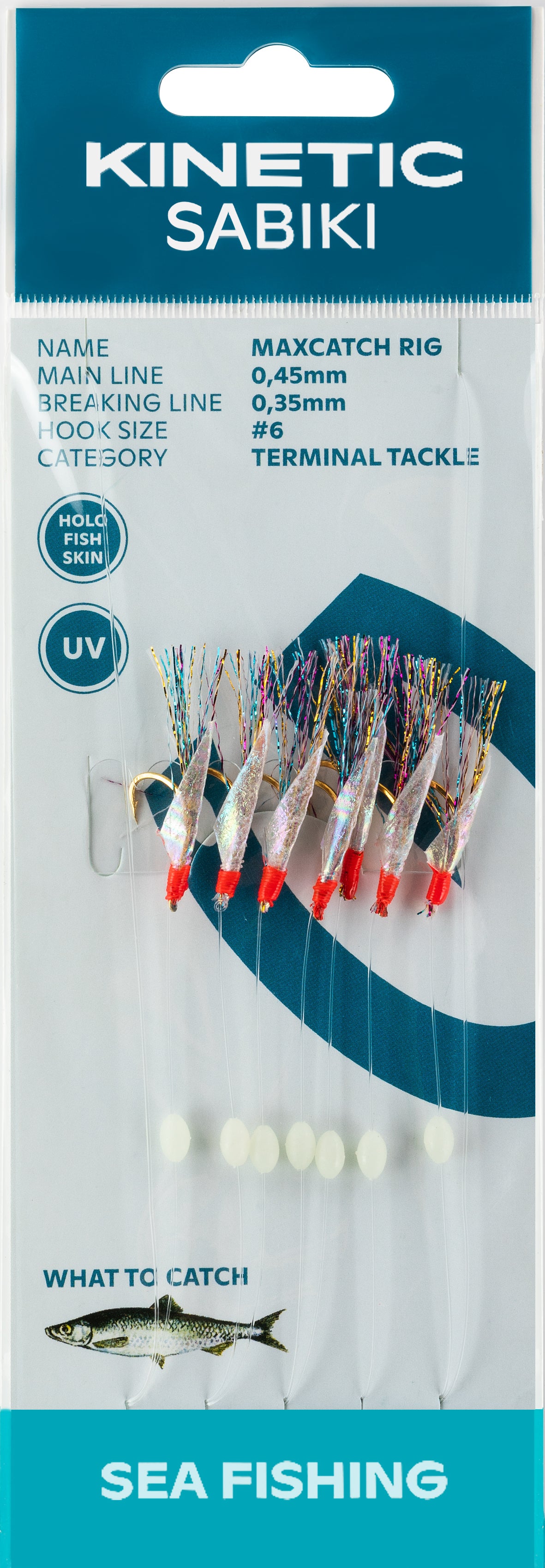 Kinetic Sabiki MaxCatch Rig #6