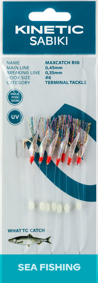 Kinetic Sabiki MaxCatch Rig #6