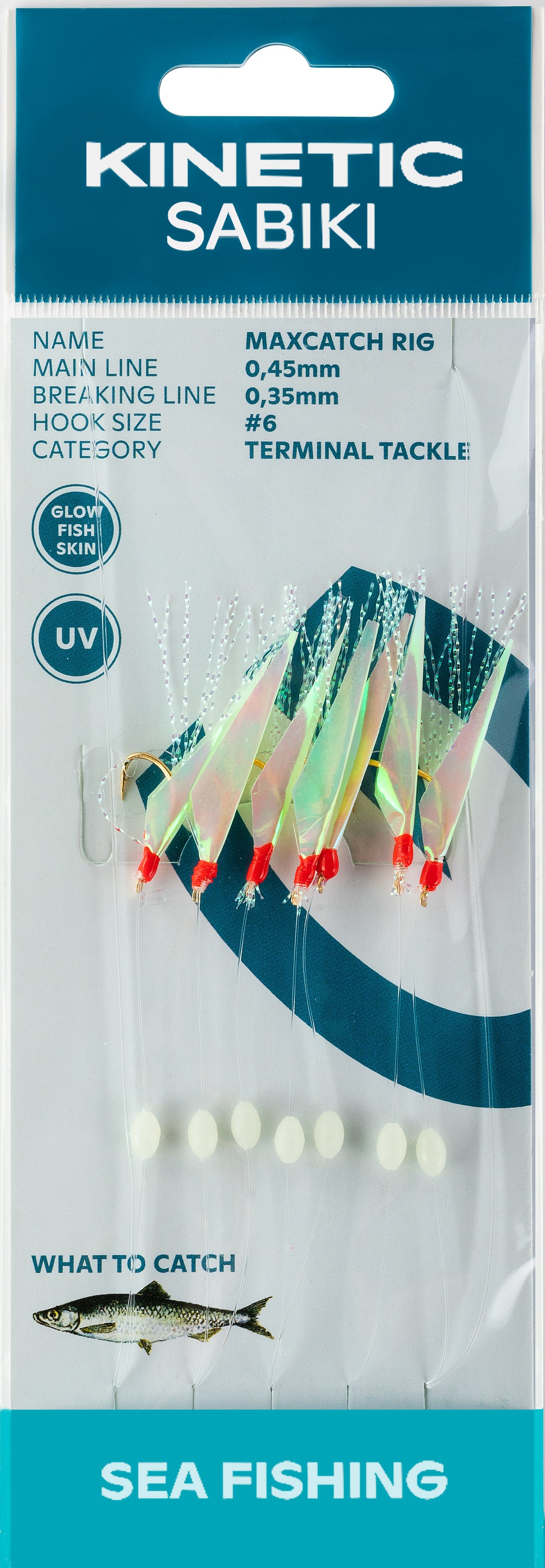 Kinetic Sabiki MaxCatch Rig #6