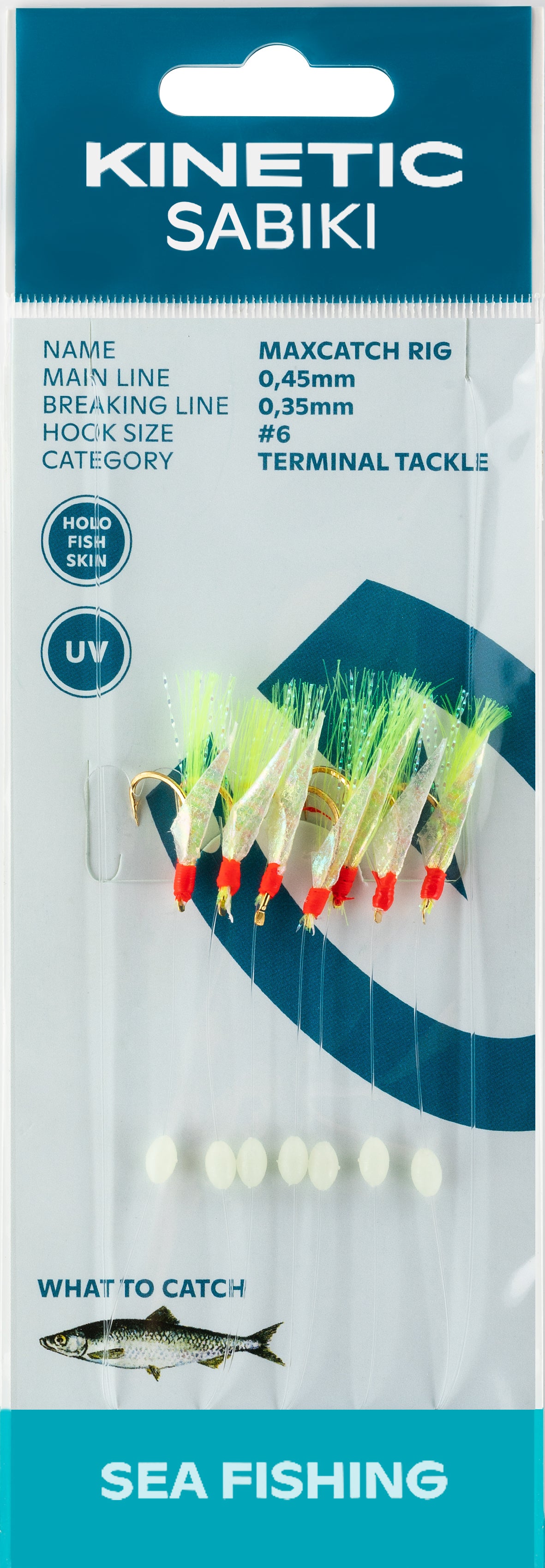 Kinetic Sabiki MaxCatch Rig #6