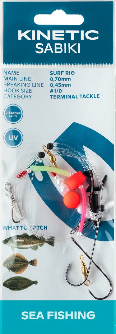 Kinetic Sabiki Surf Rig #1/0