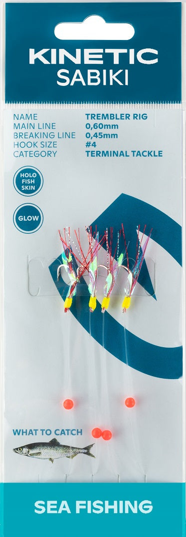 Kinetic Sabiki Trembler Rig #4 Fischhaut