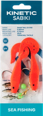 Kinetic Sabiki Shad Tail UV Rig #6/0