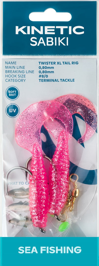 Kinetic Sabiki Twister XL Tail Rig #8/0
