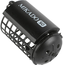 Mikado Classic Rundfutterspender, schwarz, mit Boden