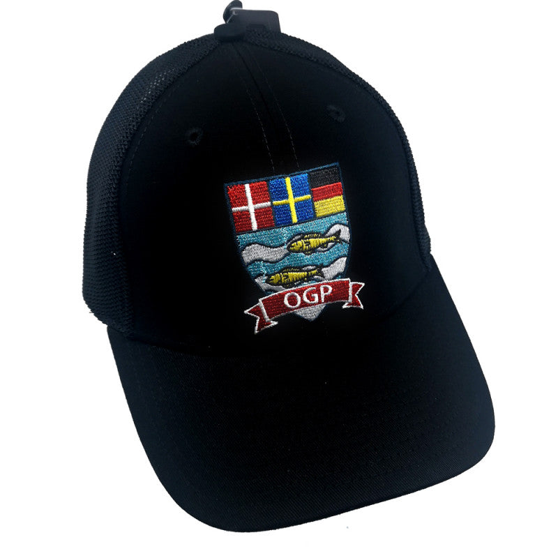 OGP Logo Flexfit Mesh Cap Schwarz
