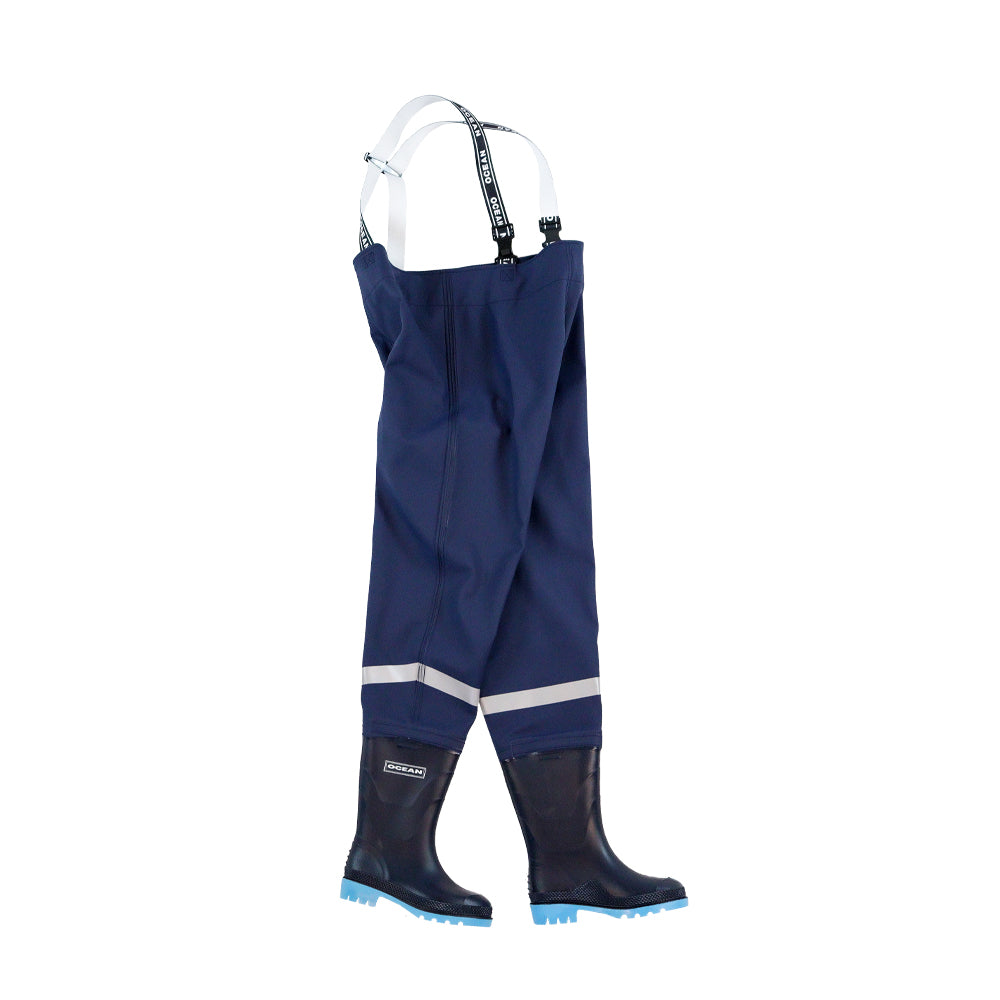 Ocean Cloud Junior PVC-Wathose Blau