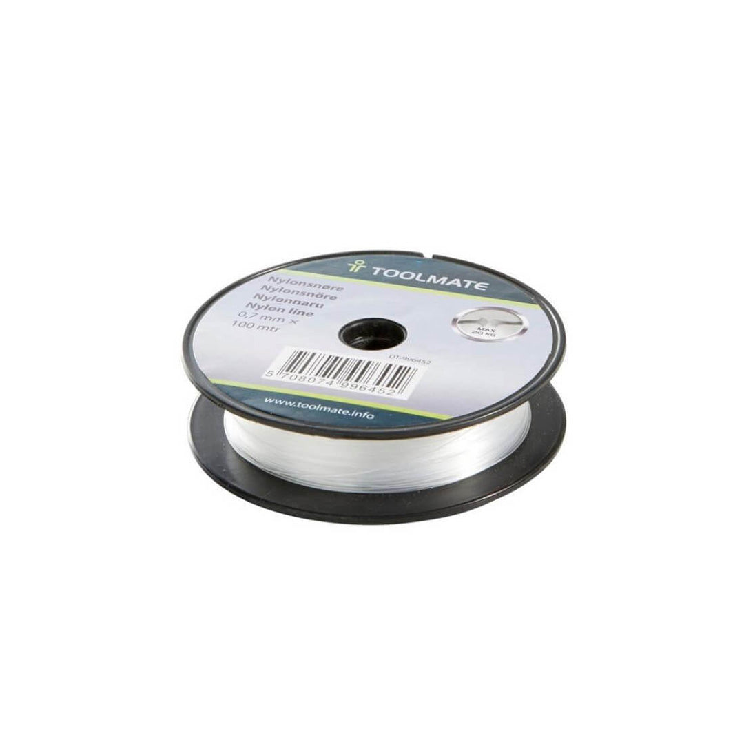 Toolmate Nylonschnur 100 m Transparent