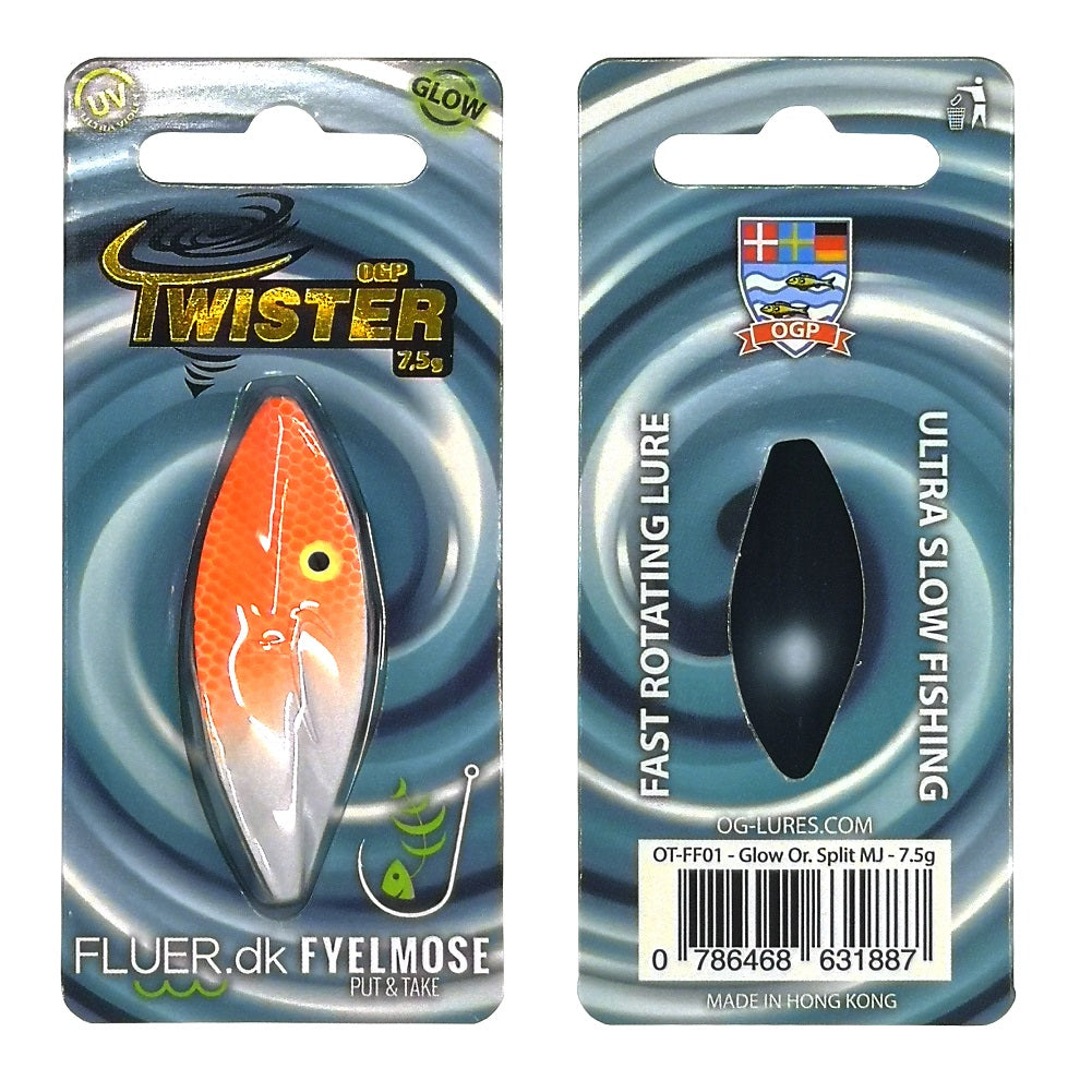 OGP Twister 7,5 g FLUER.DK CUSTOM COLORS