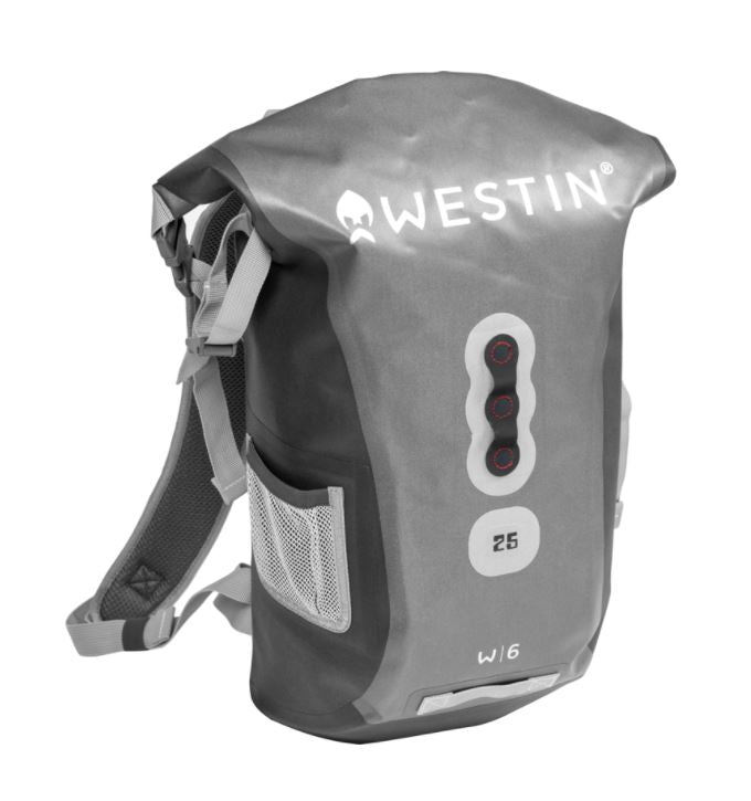 Westin W6 Roll-Top Rucksack Silber/Grau