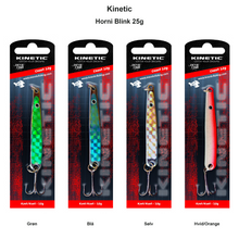 Farveoversigt – Kinetic Horni Blink 25g