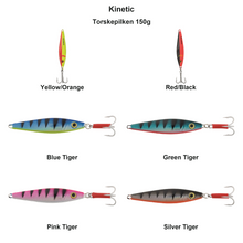 Farveoversigt – Kinetic Torskepilken 150g