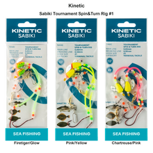 Farveoversigt – Kinetic Sabiki Tournament Spin&Turn Rig #1