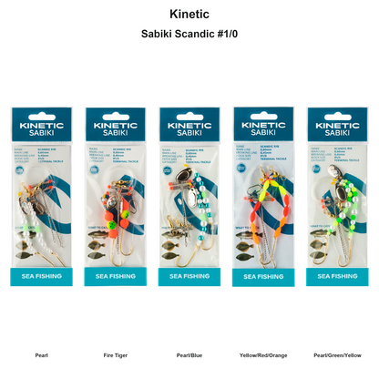 Farveoversigt – Kinetic Sabiki Scandic #1/0