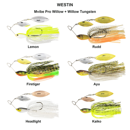 Farveoversigt – Mvibe Pro Willow + Willow Tungsten