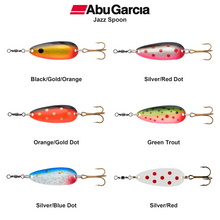 Farveoversigt – Abu Garcia Jazz Spoon
