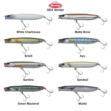 Farveoversigt – Berkley DEX Strider