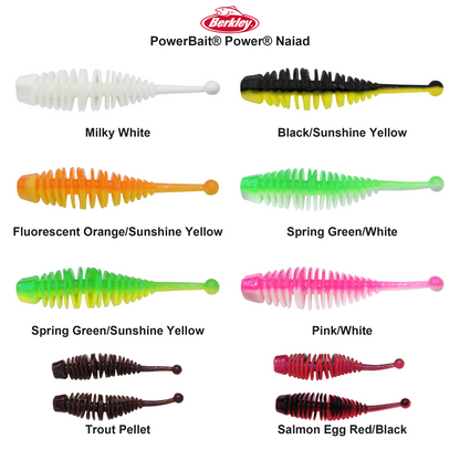Farveoversigt – Berkley PowerBait® Power® Naiad