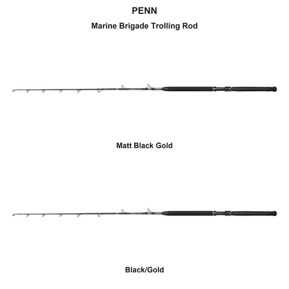 Farveoversigt – PENN Marine Brigade Trolling Rod