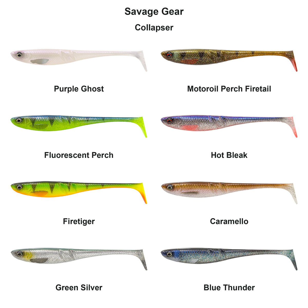 Farveoversigt – Savage Gear Collapser