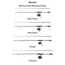 Farveoversigt – Mitchell MX Pro Colors Spinning Combo