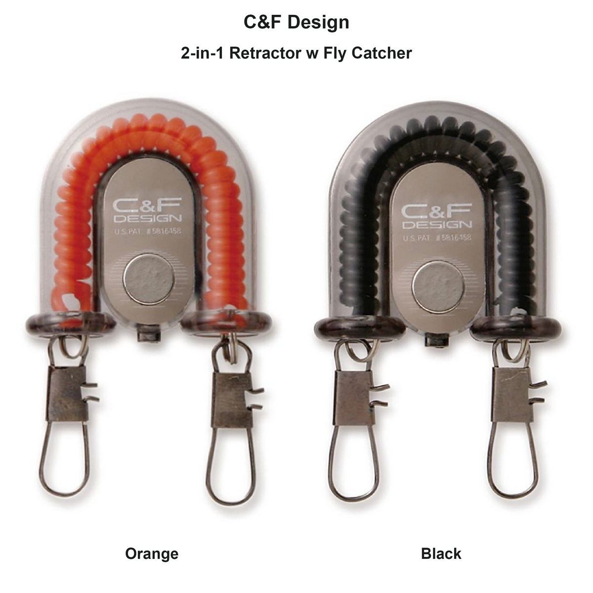 Farveoversigt – C&F Design 2-in-1 Retractor w Fly Catcher