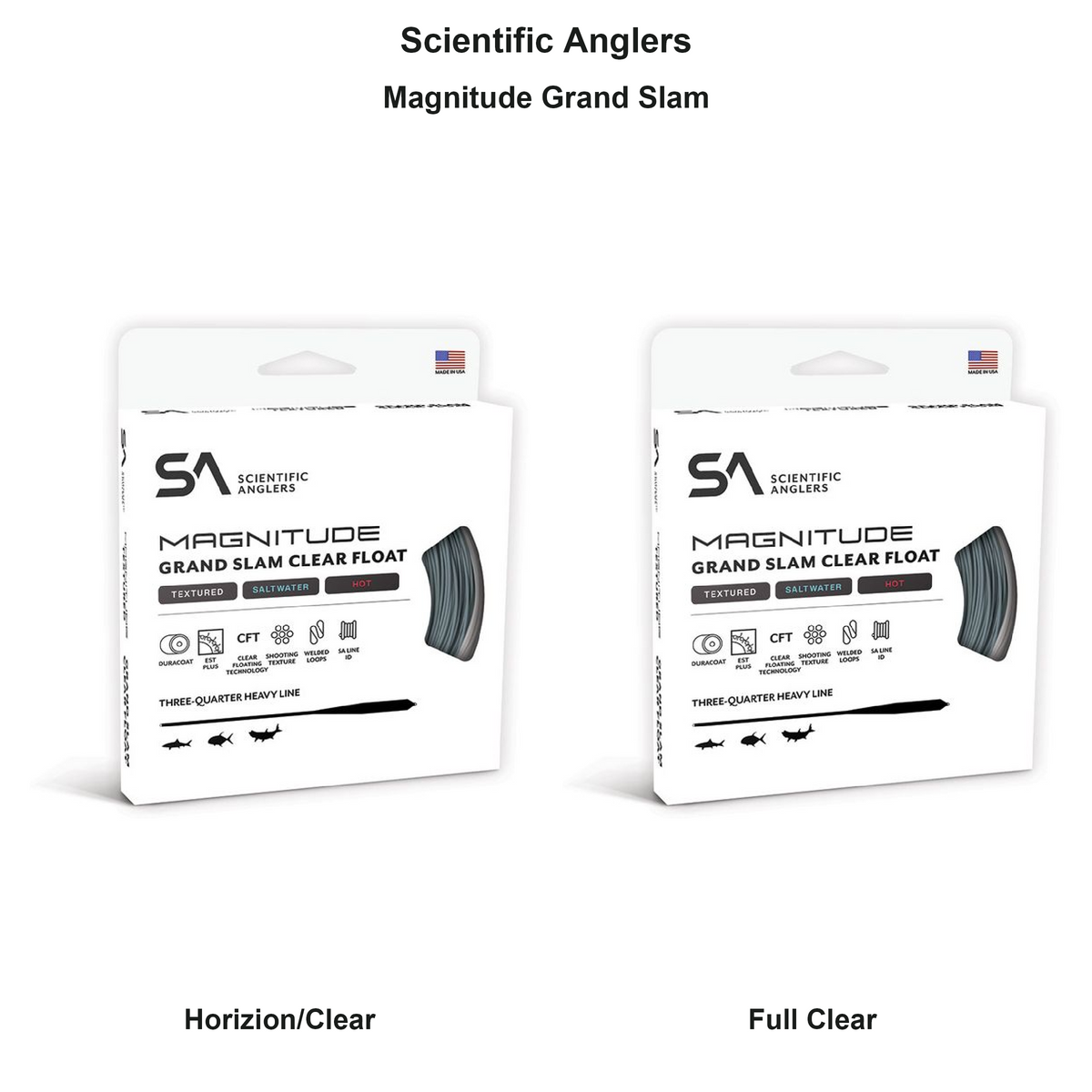 Farveoversigt – Scientific Anglers Magnitude Grand Slam