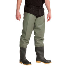 Grüne Ocean Sea Boots mit Nieten