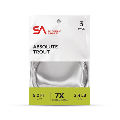 Scientific Anglers Absolute Trout Leader 9' 3-PK – 3-pk – 9' Leader â€“ product_1_35082.jpg