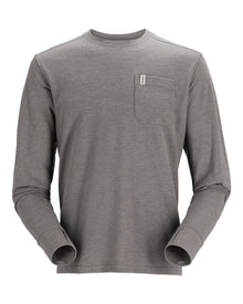 Simms Herren Henry's Fork Crew Steel Heather