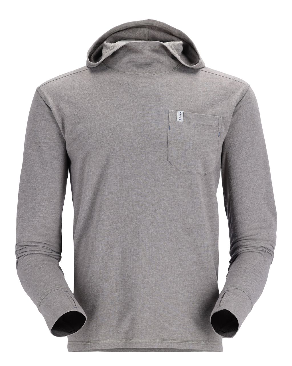 Simms Herren-Hoodie „Henry's Fork“ in Stahlgrau